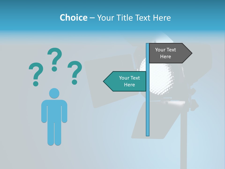 Professional White Barndoor PowerPoint Template