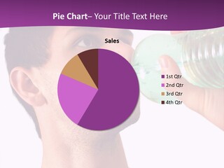 Isolated Purple Diet PowerPoint Template