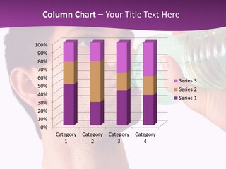 Isolated Purple Diet PowerPoint Template