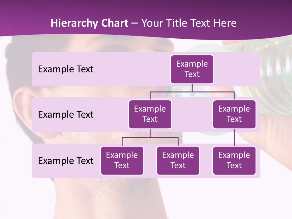 Isolated Purple Diet PowerPoint Template