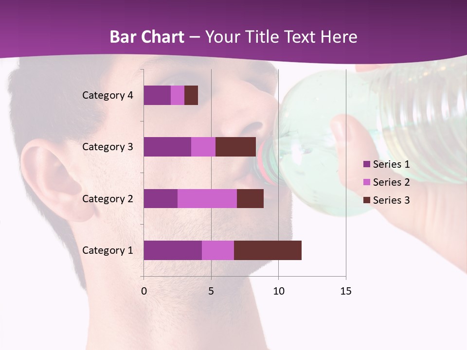 Isolated Purple Diet PowerPoint Template