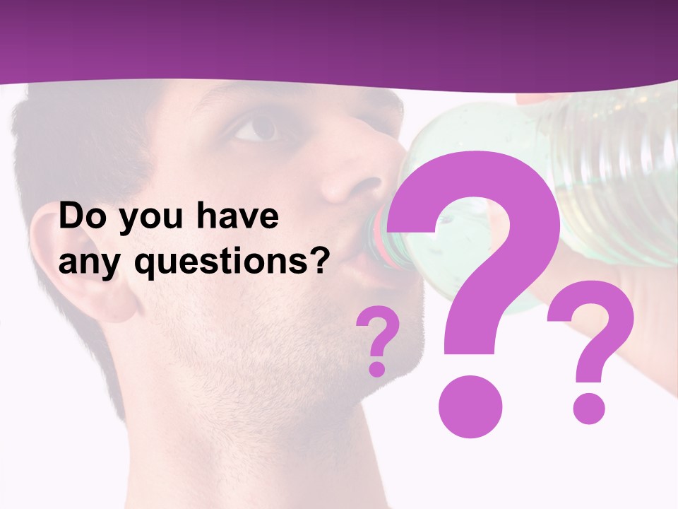 Isolated Purple Diet PowerPoint Template