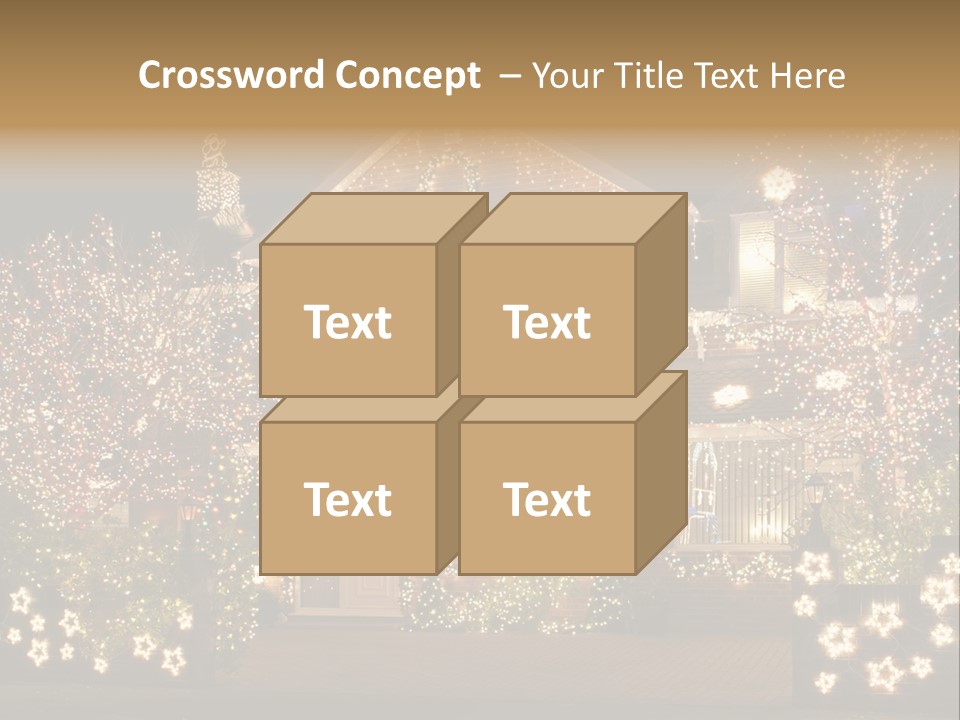 Season Outdoor Night PowerPoint Template