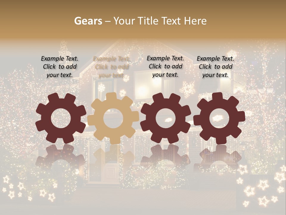 Season Outdoor Night PowerPoint Template