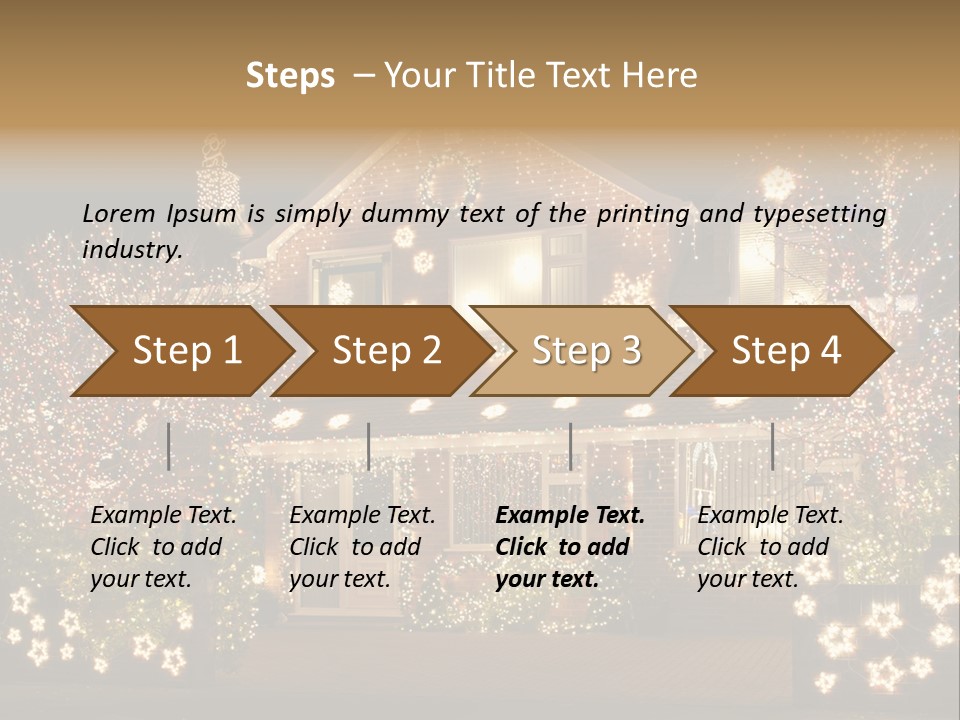Season Outdoor Night PowerPoint Template