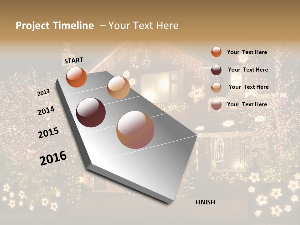 Season Outdoor Night PowerPoint Template