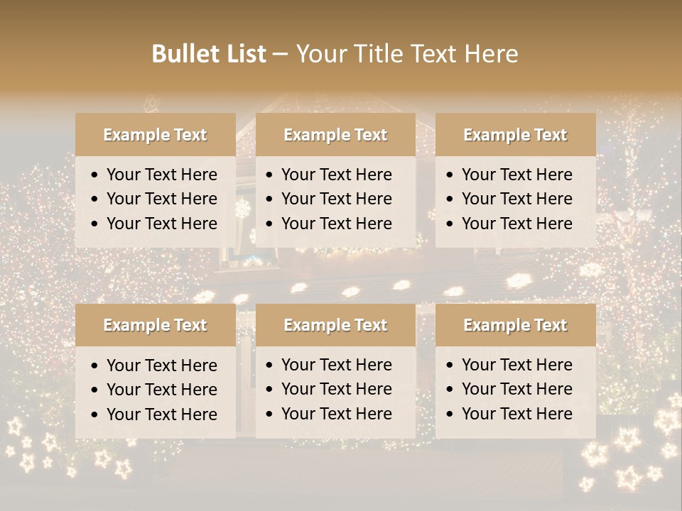 Season Outdoor Night PowerPoint Template