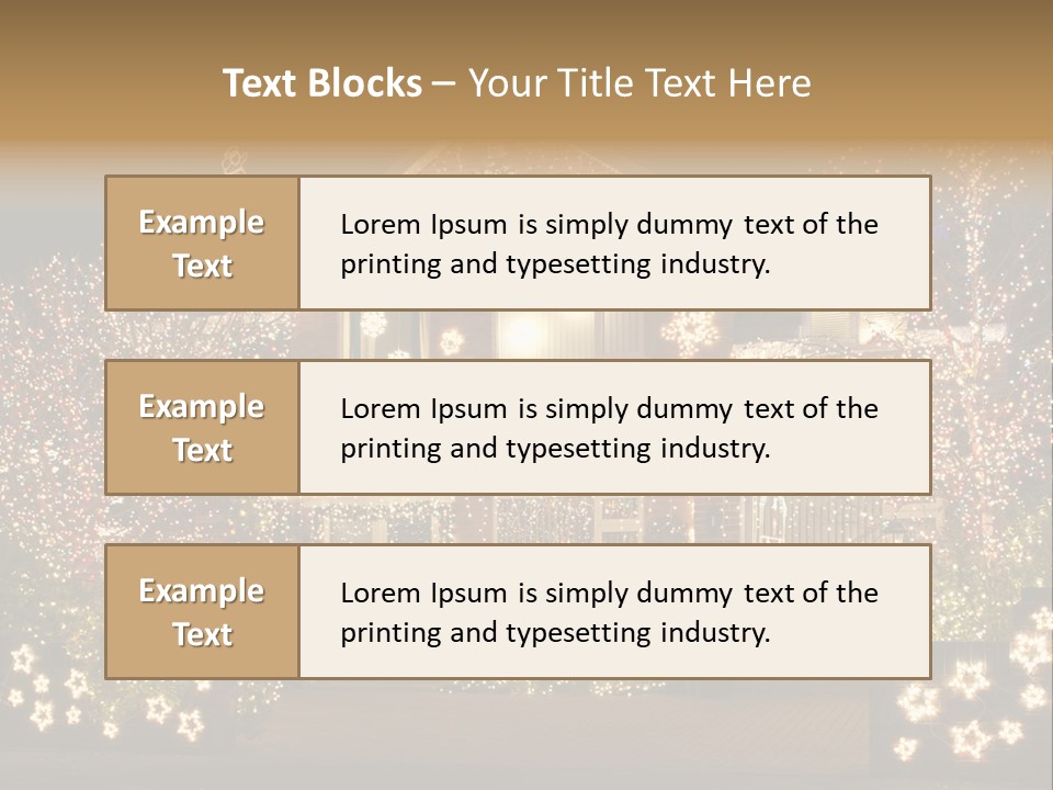 Season Outdoor Night PowerPoint Template