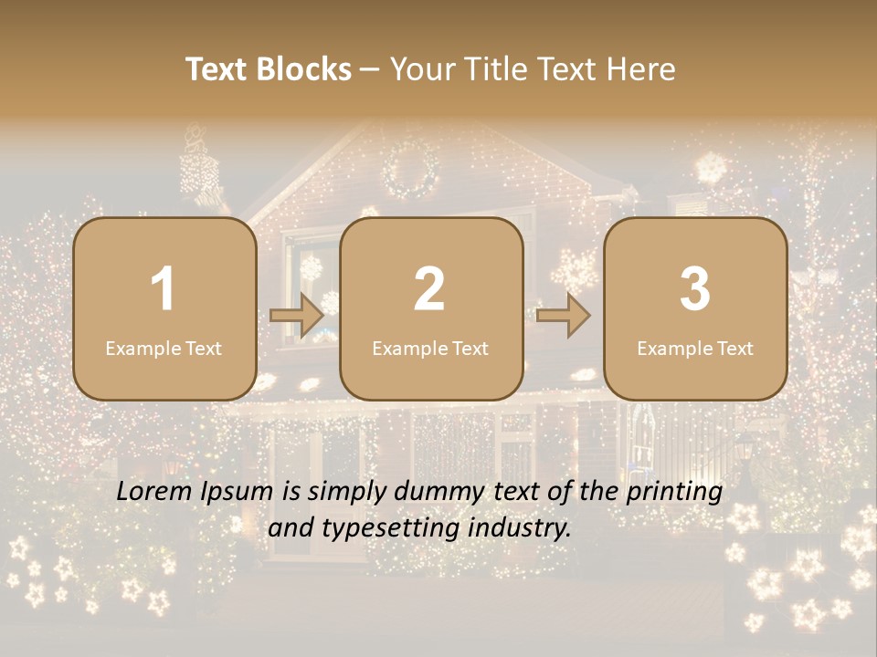 Season Outdoor Night PowerPoint Template