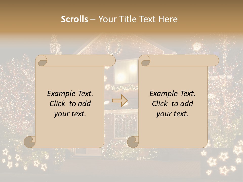 Season Outdoor Night PowerPoint Template