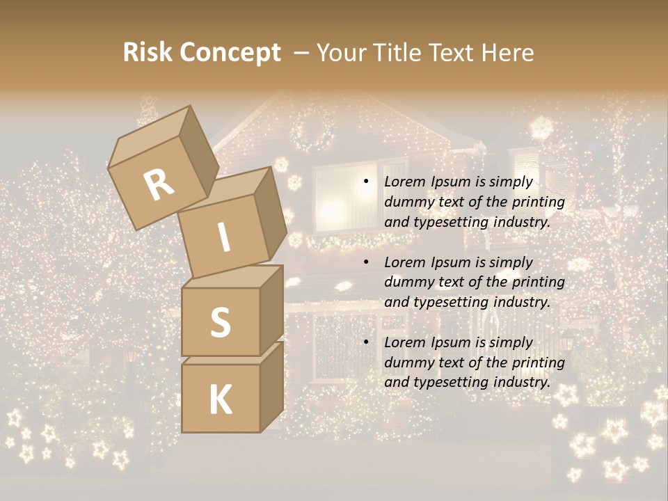 Season Outdoor Night PowerPoint Template