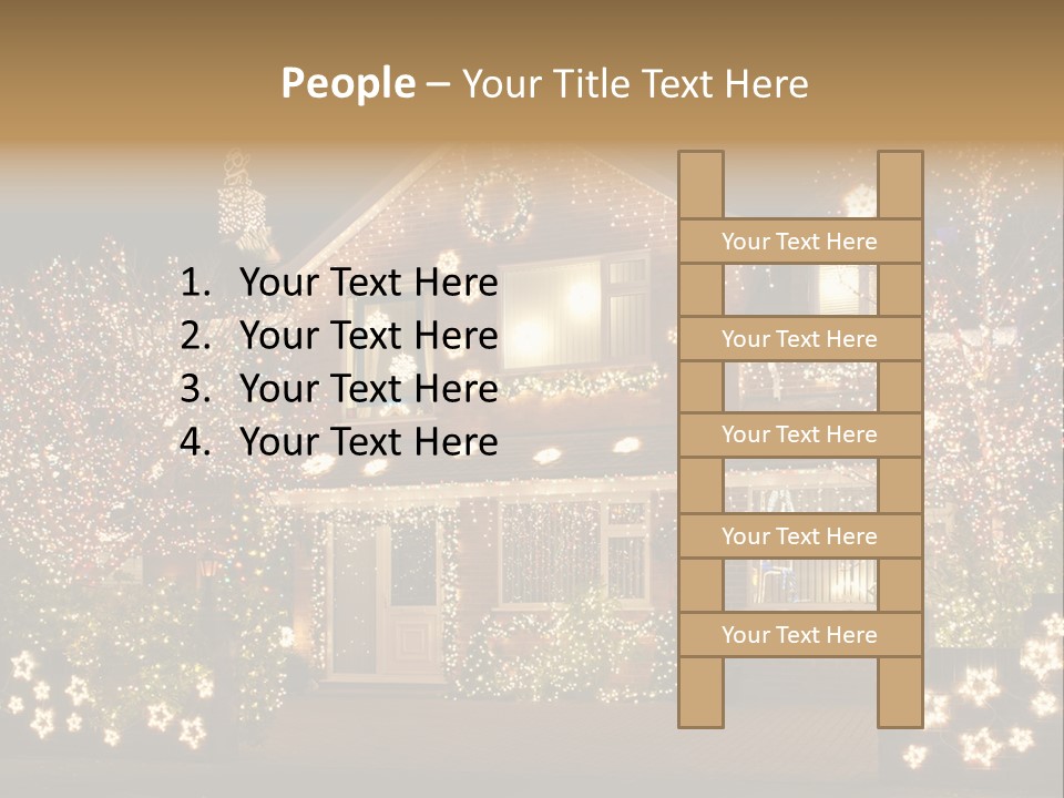 Season Outdoor Night PowerPoint Template