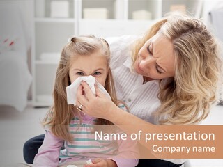 Flu Sick Sickness PowerPoint Template