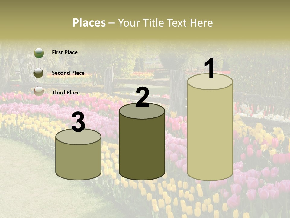 Floral Bloom Yellow PowerPoint Template