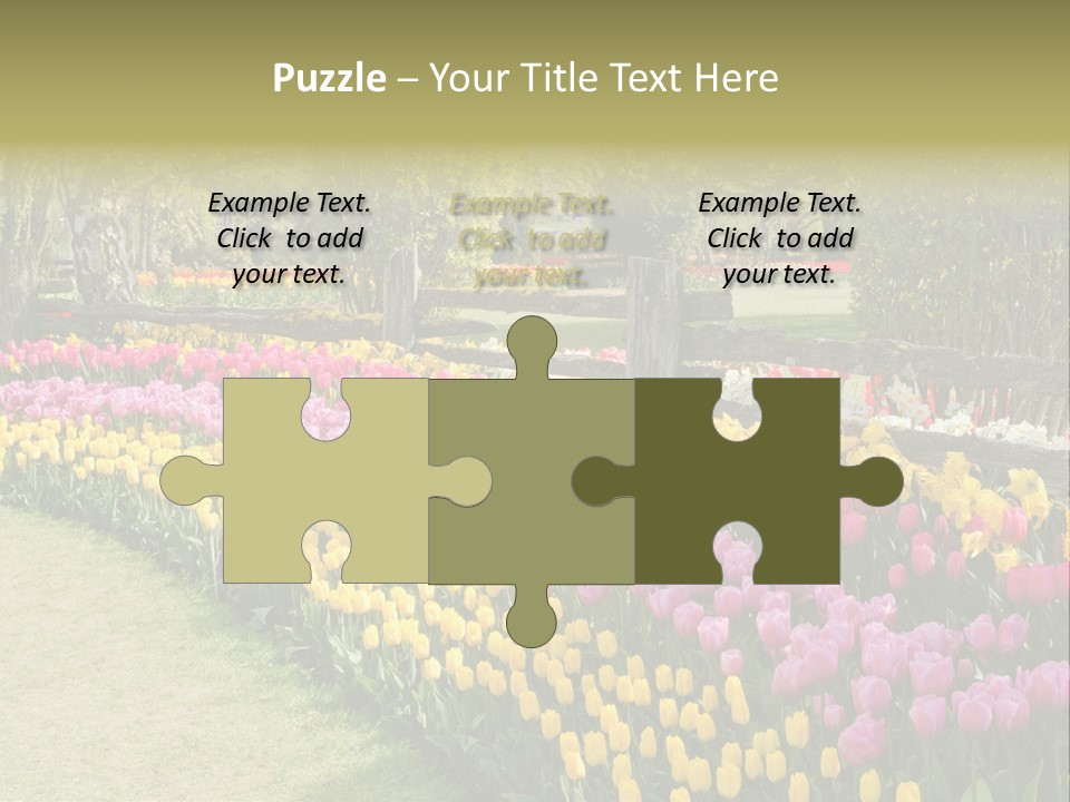 Floral Bloom Yellow PowerPoint Template