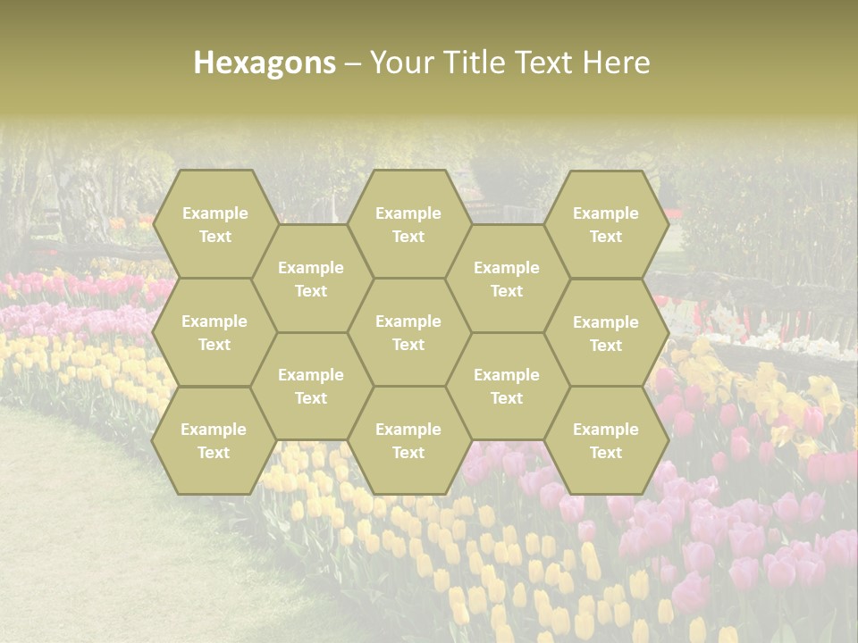 Floral Bloom Yellow PowerPoint Template