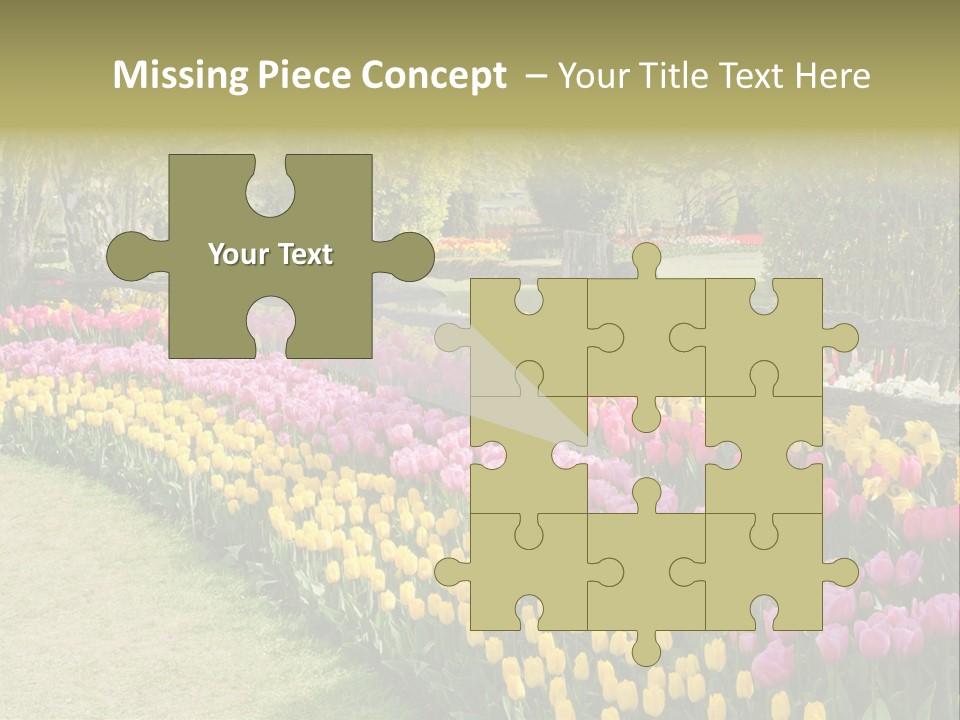 Floral Bloom Yellow PowerPoint Template