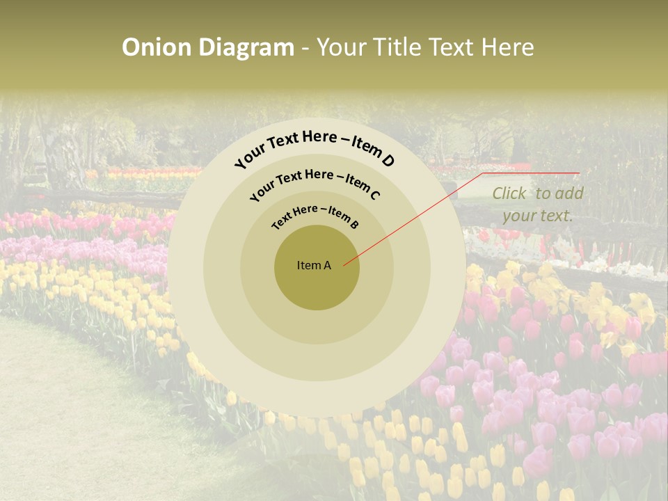 Floral Bloom Yellow PowerPoint Template