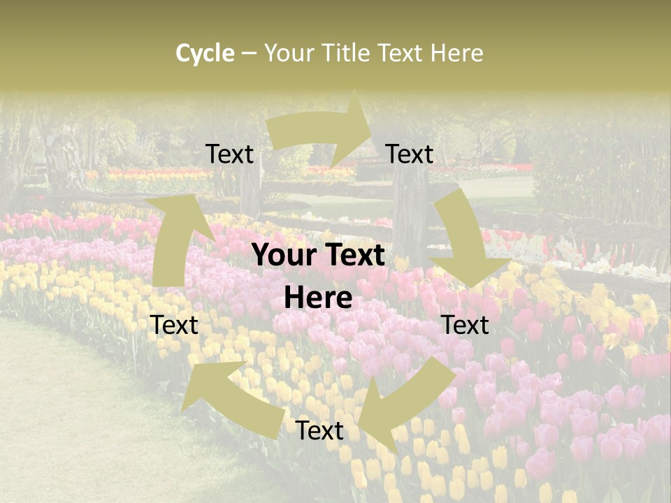 Floral Bloom Yellow PowerPoint Template