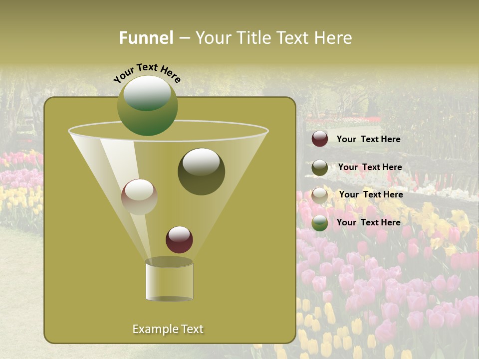 Floral Bloom Yellow PowerPoint Template
