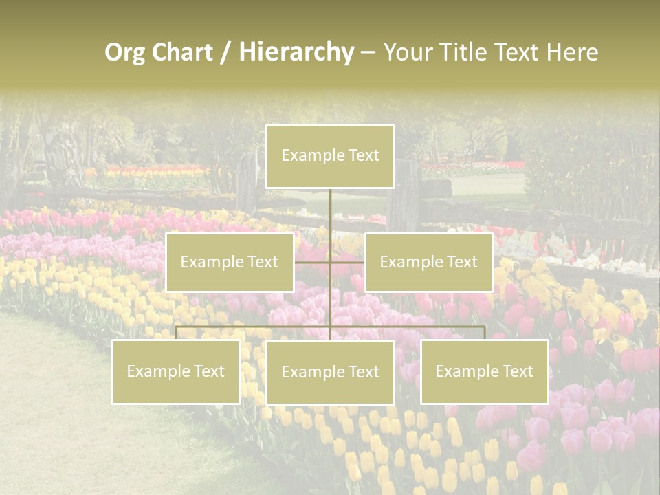 Floral Bloom Yellow PowerPoint Template