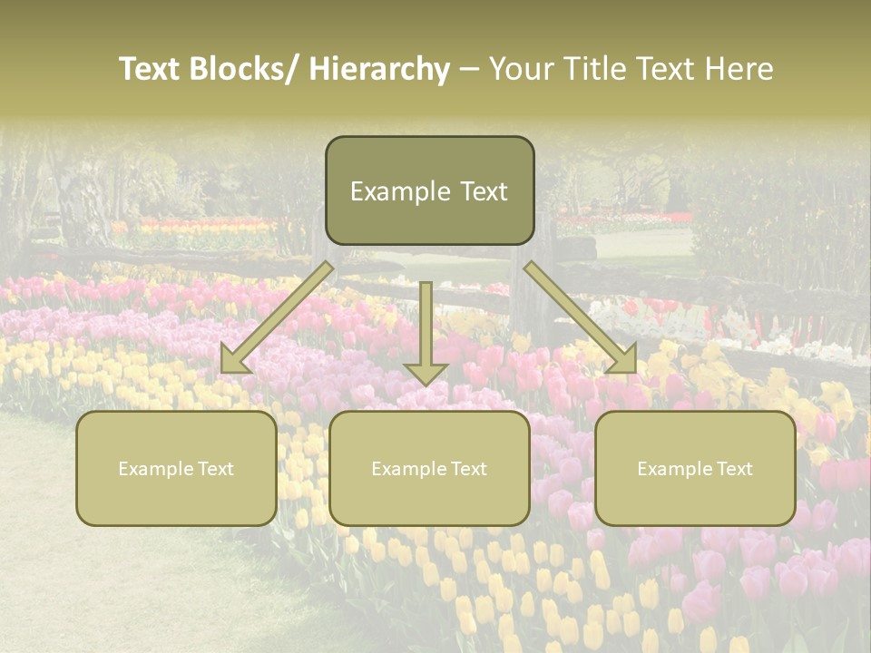 Floral Bloom Yellow PowerPoint Template