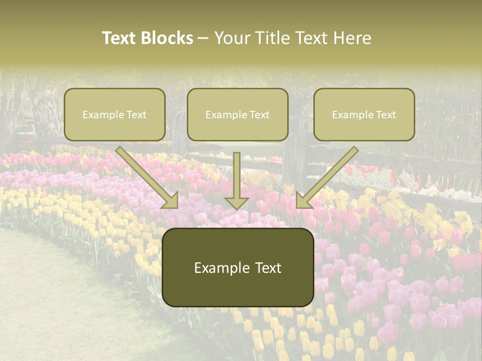 Floral Bloom Yellow PowerPoint Template