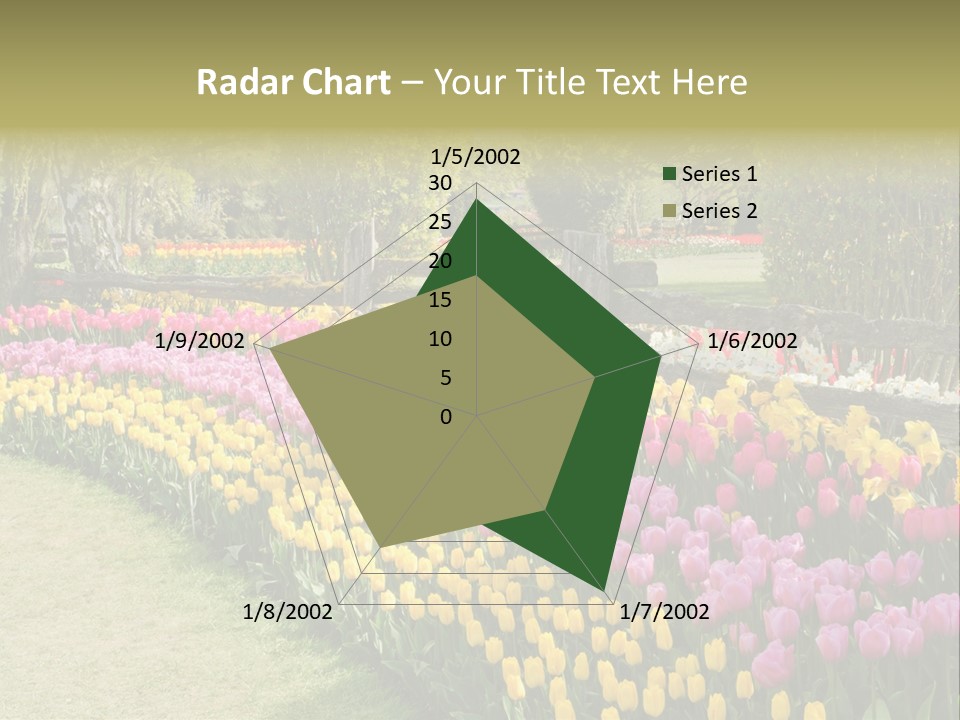 Floral Bloom Yellow PowerPoint Template