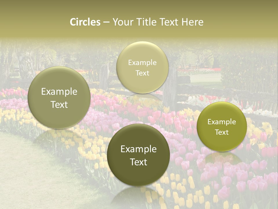 Floral Bloom Yellow PowerPoint Template