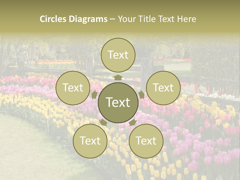 Floral Bloom Yellow PowerPoint Template