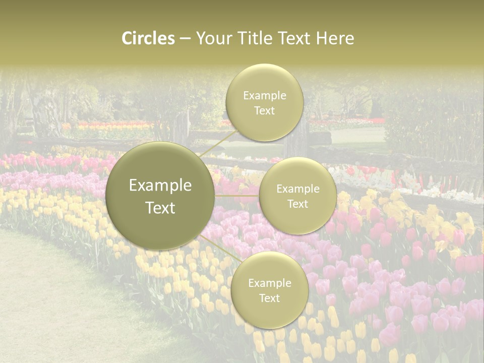 Floral Bloom Yellow PowerPoint Template