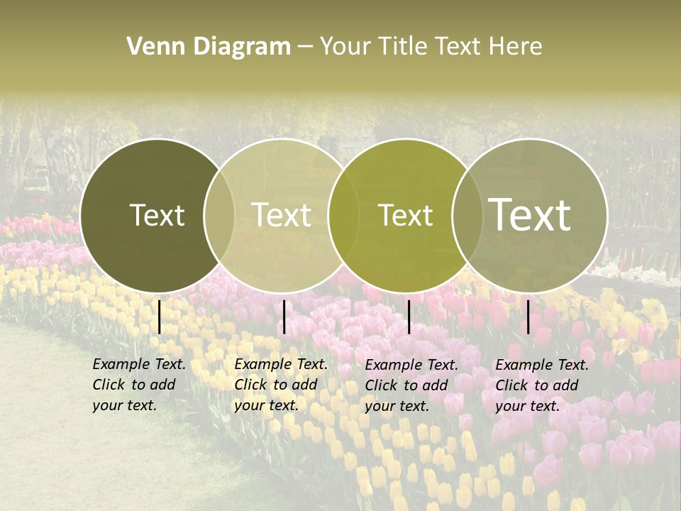 Floral Bloom Yellow PowerPoint Template