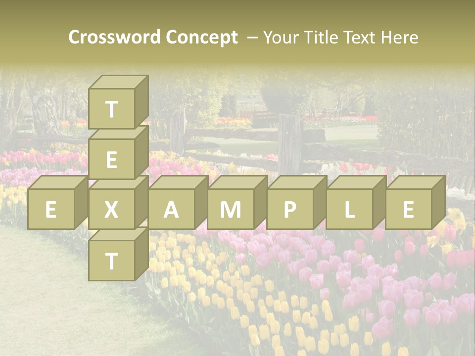 Floral Bloom Yellow PowerPoint Template