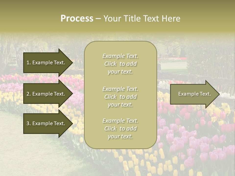 Floral Bloom Yellow PowerPoint Template