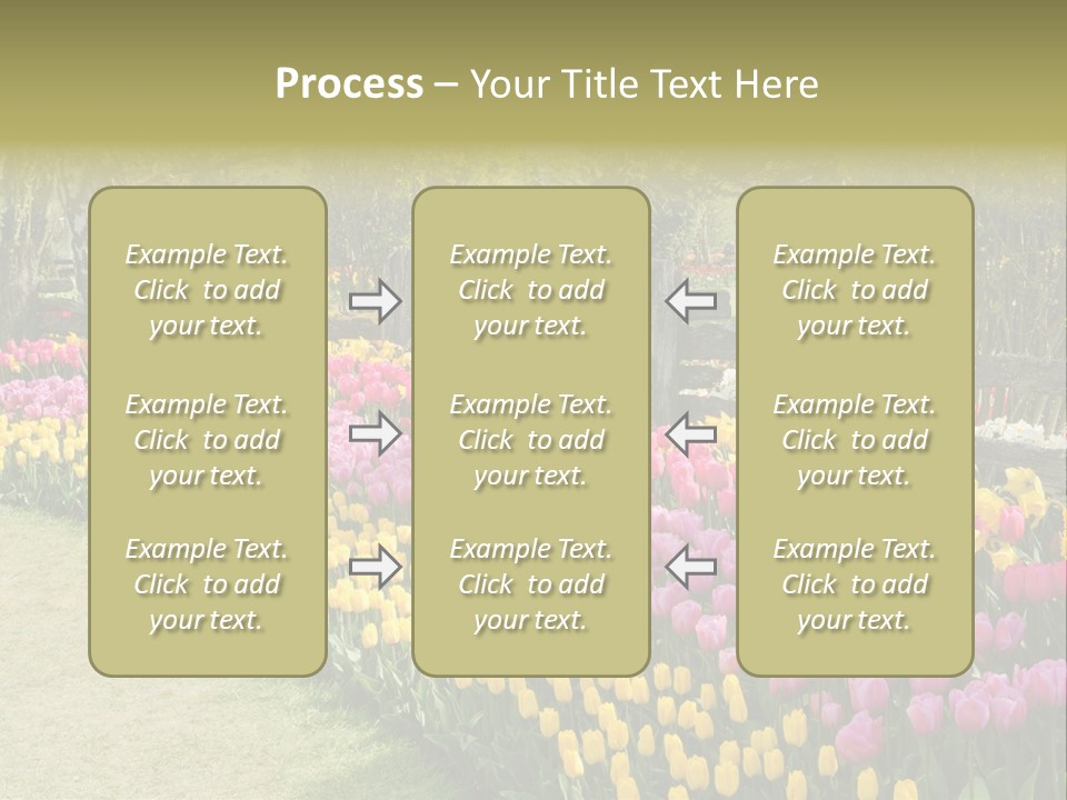 Floral Bloom Yellow PowerPoint Template