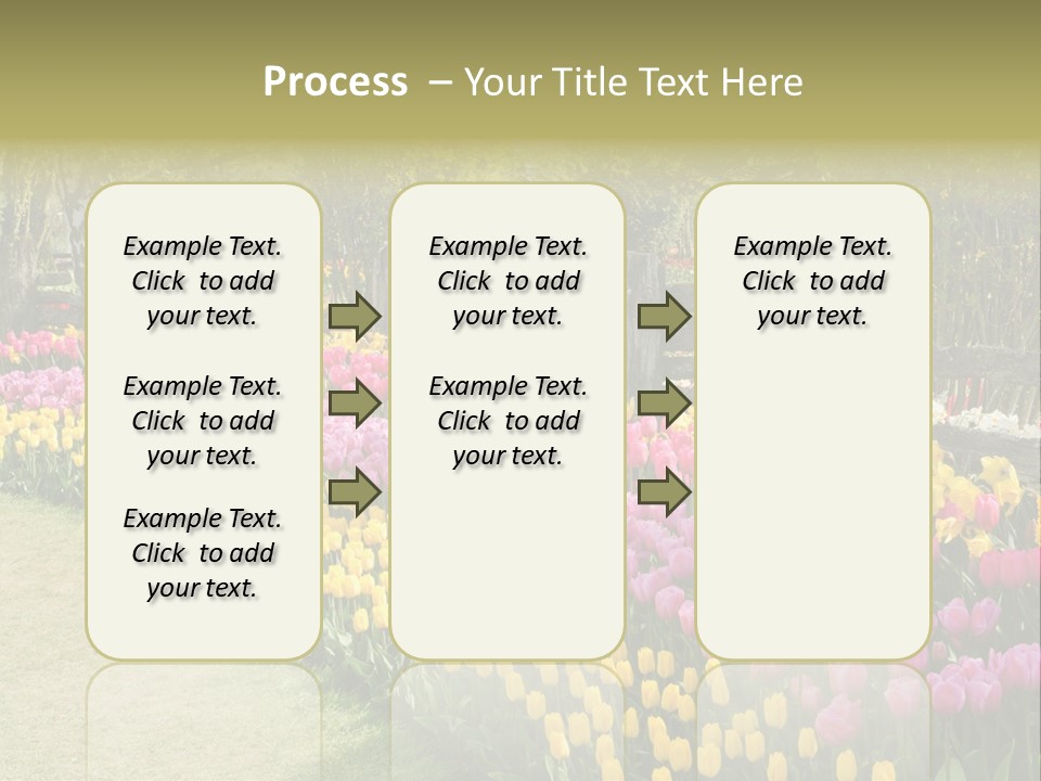 Floral Bloom Yellow PowerPoint Template