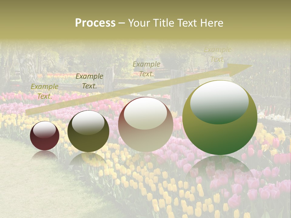 Floral Bloom Yellow PowerPoint Template