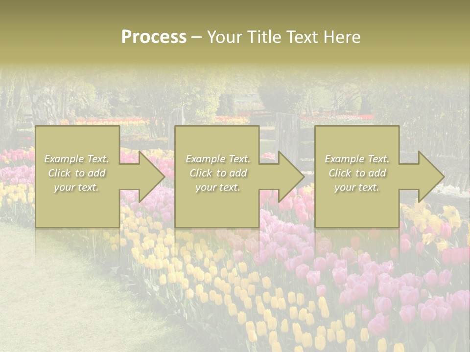 Floral Bloom Yellow PowerPoint Template