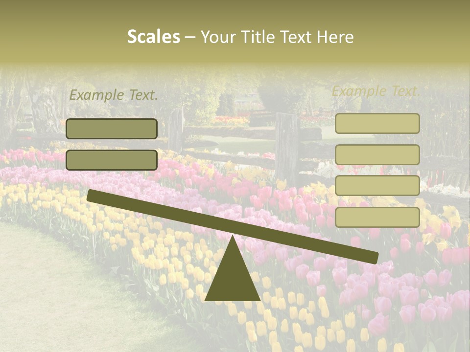 Floral Bloom Yellow PowerPoint Template