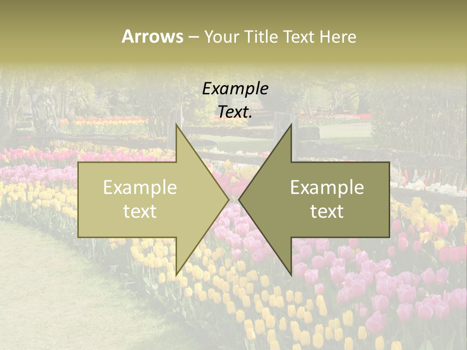 Floral Bloom Yellow PowerPoint Template