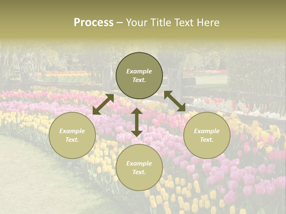 Floral Bloom Yellow PowerPoint Template