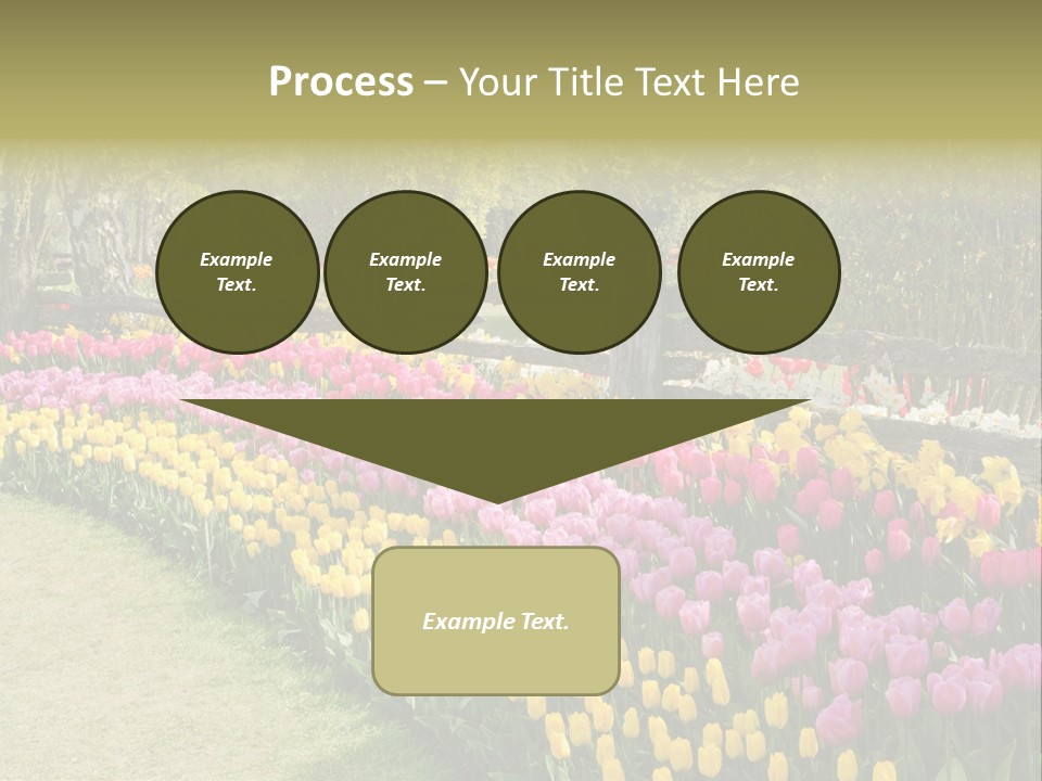 Floral Bloom Yellow PowerPoint Template