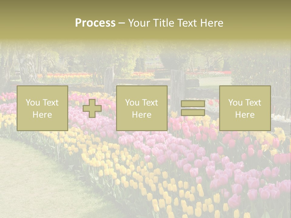 Floral Bloom Yellow PowerPoint Template