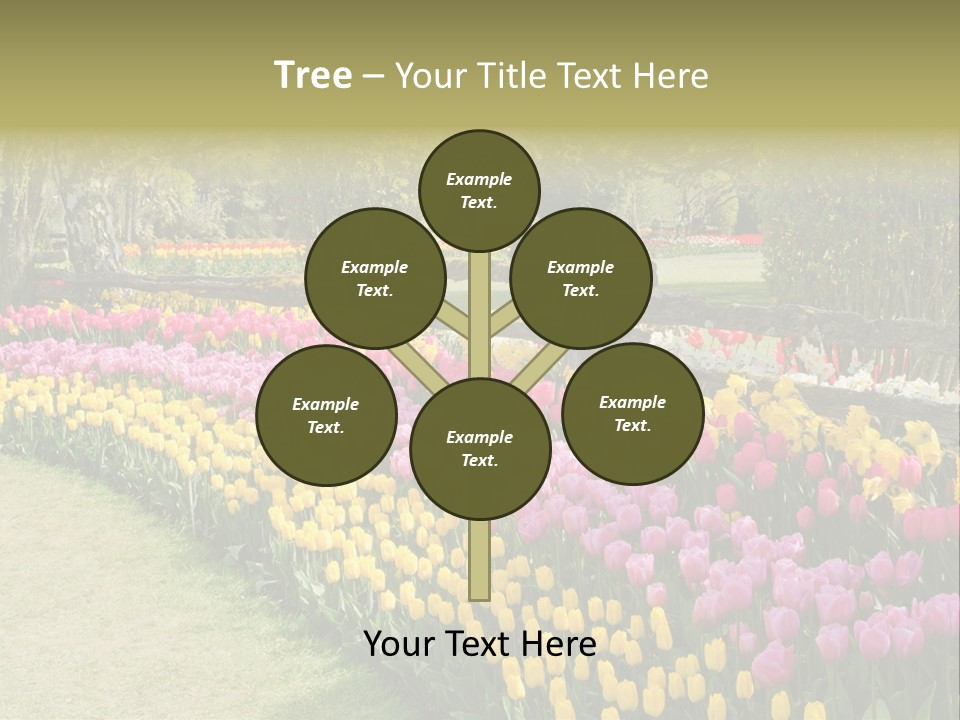 Floral Bloom Yellow PowerPoint Template