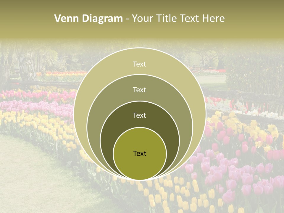 Floral Bloom Yellow PowerPoint Template