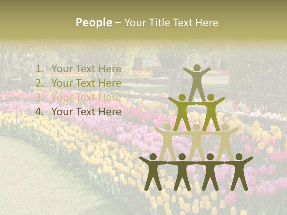 Floral Bloom Yellow PowerPoint Template