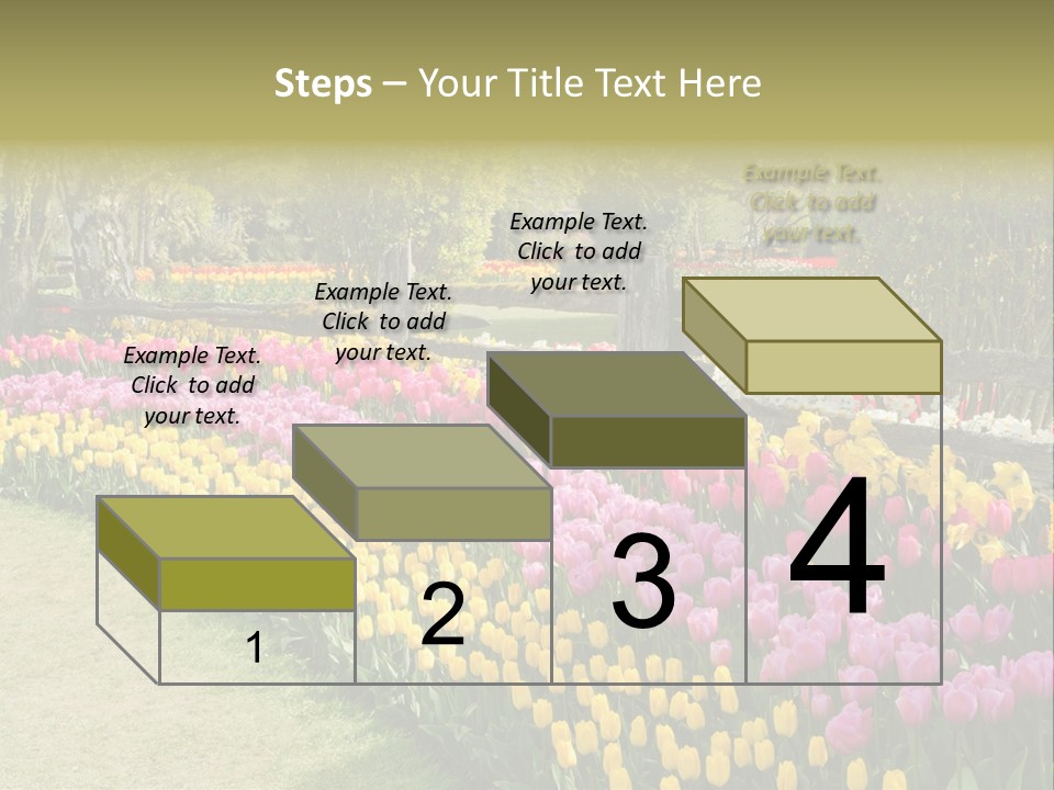 Floral Bloom Yellow PowerPoint Template