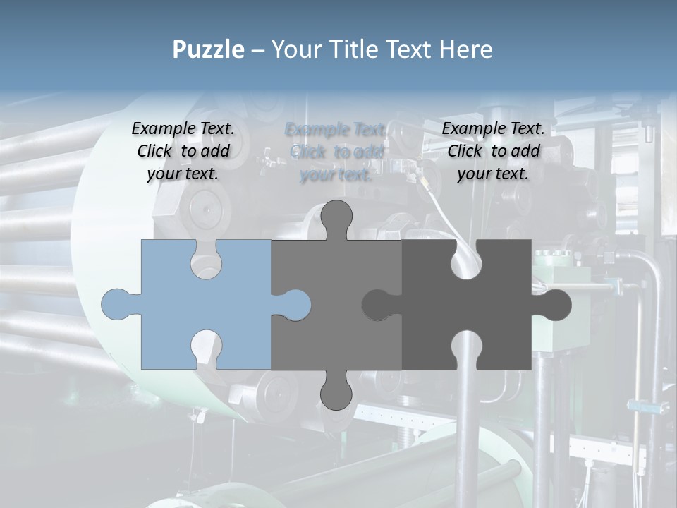 Production Manufacturing Construction PowerPoint Template