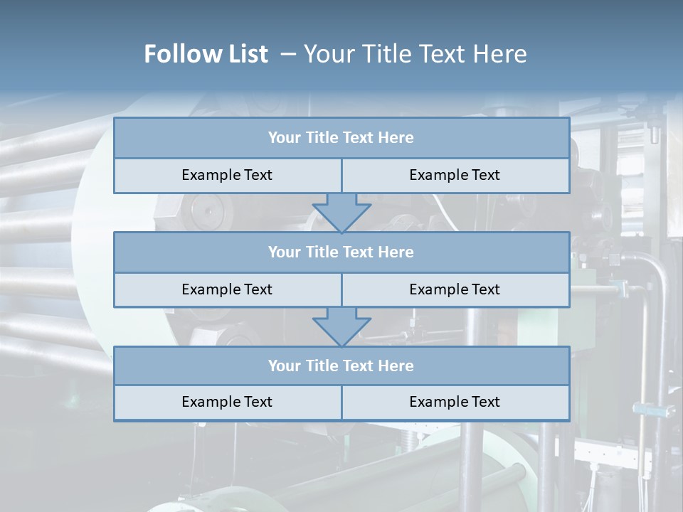 Production Manufacturing Construction PowerPoint Template
