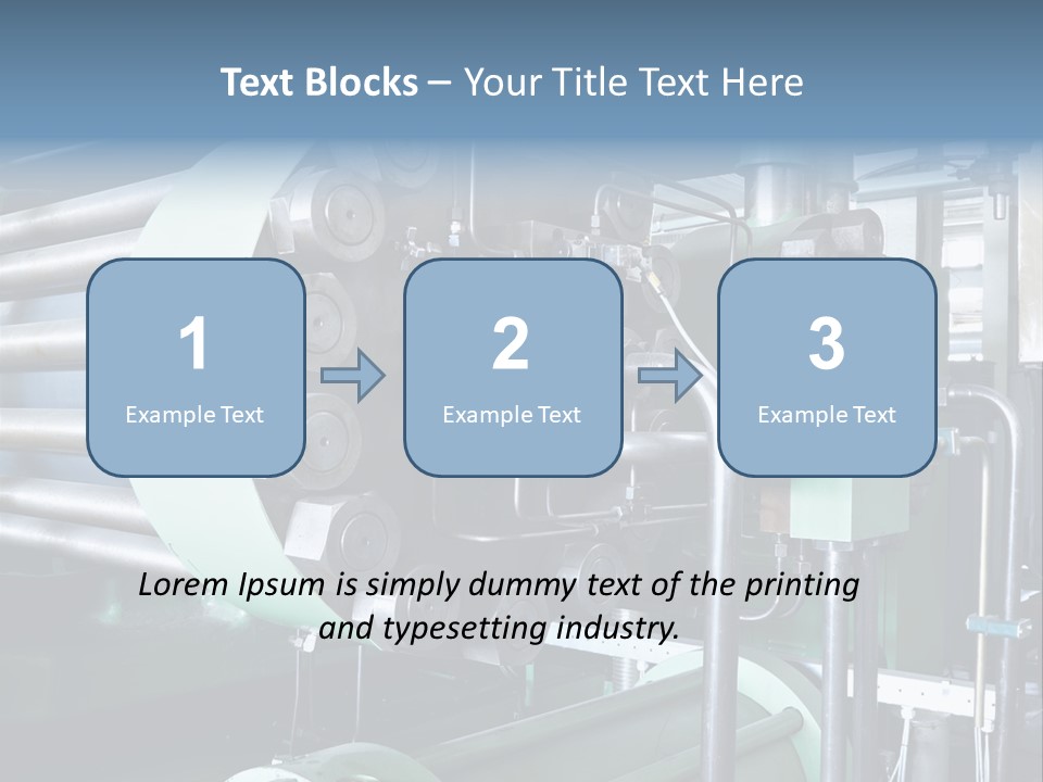 Production Manufacturing Construction PowerPoint Template